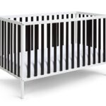 Deux Remi Island Crib White/Black