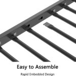 Adam Sturdy Twin over Full Bunk Bed Metal Black for Kids and Adult, Low Profile Twin over Full Bunk Bed with Ladder and Guardrails, Easy Climbing, Beds for Bedroom, Same as original B083124171 - Image 7