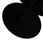 31.50"Modern Octagonal Coffee Table with Printed Black Marble Table Top,Metal Base, for Dining Room, Kitchen, Living Room - Image 9