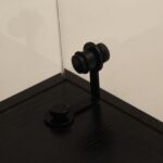 Two-door Tawny Glass Display Cabinet 4 Shelves with Door, Floor Standing Curio Bookshelf for Living Room Bedroom Office, 64.7"*31.7"*14.3",Black - Image 10