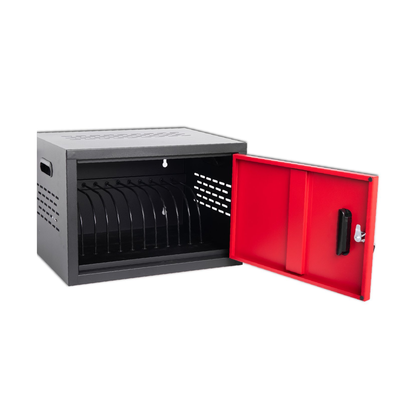 2353d3b789ff916978ccb5511f6a458d.jpg 12 Bay Charging Cabinet for Laptop,Chromebook, Locking Charging Station-BLACK - Image 1