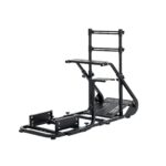 Enhanced and stable racing wheel cockpit, compatible with Fanatec, PXN, Thrustmaster, and Logitech adjustable driving simulators, excluding handbrake, pedals, and monitor - Image 7