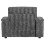 42" Oversized Chaise Lounge Indoor,Faux Rabbit Fur Sofa Bed with Storage Ottoman and Armrests,Cup Holders,Upholstered Sleeper Chair,Reading Couch with Deep Seat for Living Room - Image 20