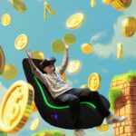 Foldable Gaming Chair With Onboard Speakers, LED Strip Lighting, Bluetooth Music Speakers, Vibration Massage, USB Charging Port - Image 6