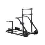 Enhanced and stable racing wheel cockpit, compatible with Fanatec, PXN, Thrustmaster, and Logitech adjustable driving simulators, excluding handbrake, pedals, and monitor - Image 2