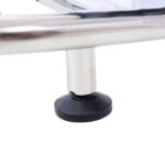 Stainless steel frame,Fashion style Hair Salon Chair Styling Heavy Duty Hydraulic Pump Barber Chair Beauty Shampoo Barbering Chair for Hair Stylist Women Man,with Barber Cape (Black) - Image 6